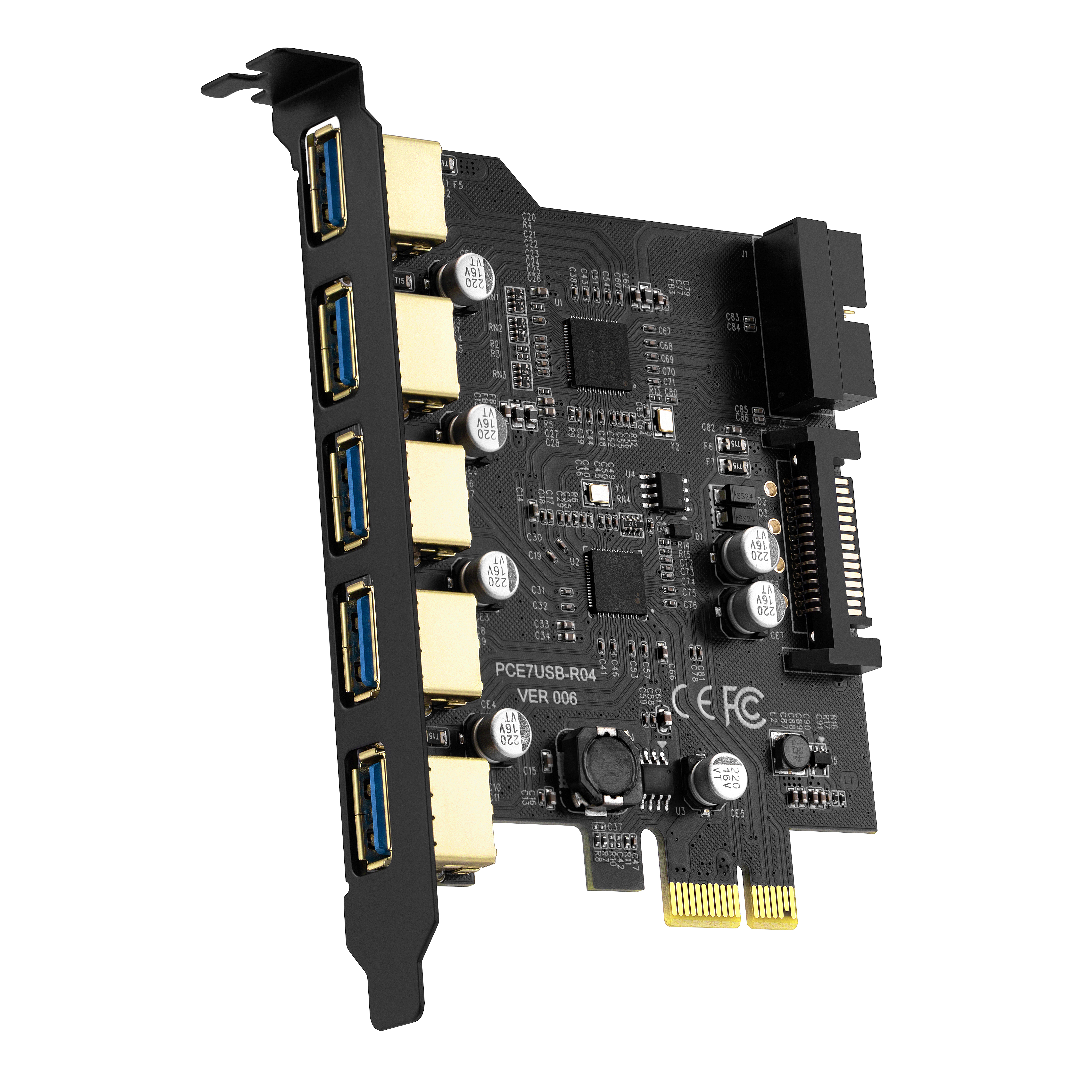 USB3.2 Gen1x1 5A_5Ports PCIe 3.0